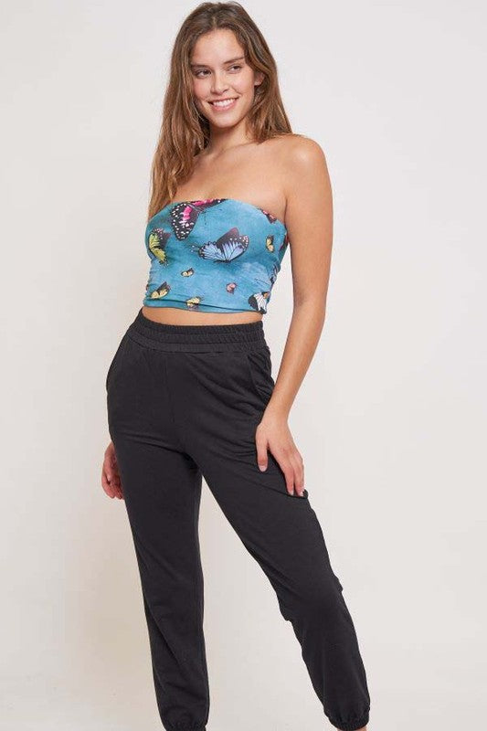 Butterfly Crazy Tube Top